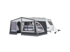 Dorema Voorwand Voor Panorama Luifel Blauw-geel-rood-groen-antraciet