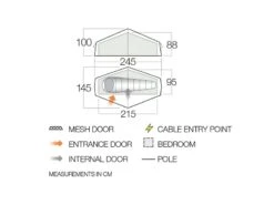 Vango Experience Tent Nevis 100 5 Vango Experience Tent Nevis 100 -Buiten Kamperen Winkel 1 1 vango experience tent nevis 100 afmeting