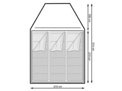 Eurotrail Koepeltent Campsite Rocky 3 Polyester -Buiten Kamperen Winkel 17 2 eurotrail koepeltent campsite rocky 3 polyester ette0806 0904