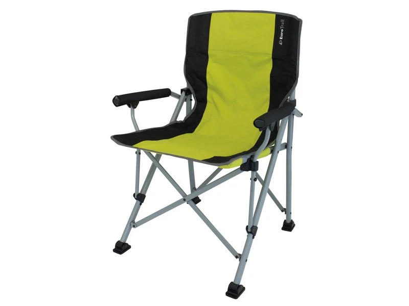 Eurotrail Vouwstoel Bolzano Lime-Zwart 3 Eurotrail Vouwstoel Bolzano Lime-Zwart