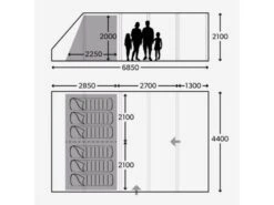 Dometic Opblaasbare Familie Tent Ftt Rarotonga 601 Tc -Buiten Kamperen Winkel 3 2 dometic opblaasbare familie tent ftt rarotonga 601 tc 9120001461