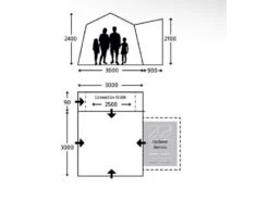Kampa Opblaasbare Camper-bus Tent Cross Air Tc -Buiten Kamperen Winkel 41 3 kampa opblaasbare camper bus tent cross air tc afmeting 9120001999