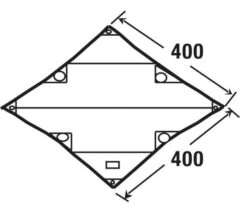 High Peak Tarp 2 -Buiten Kamperen Winkel high peak tarp 2 afmeting 10033 2