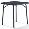 Sieger (camping) Tafel 70 X 70 Cm D.grijs Leisteen Decor. -Buiten Kamperen Winkel sieger campingtafel 70x70 d grijs leisteen decor 211 g6