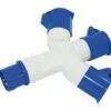 Haba Cee 3-way Splitter -Buiten Kamperen Winkel verlengkabels stekkers accessoires caravan camping cee 3 weg stekker 46010206